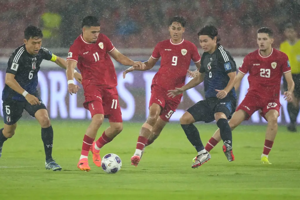 Japan beats Indonesia 4-0 to extend group lead in Asian World Cup qualifying